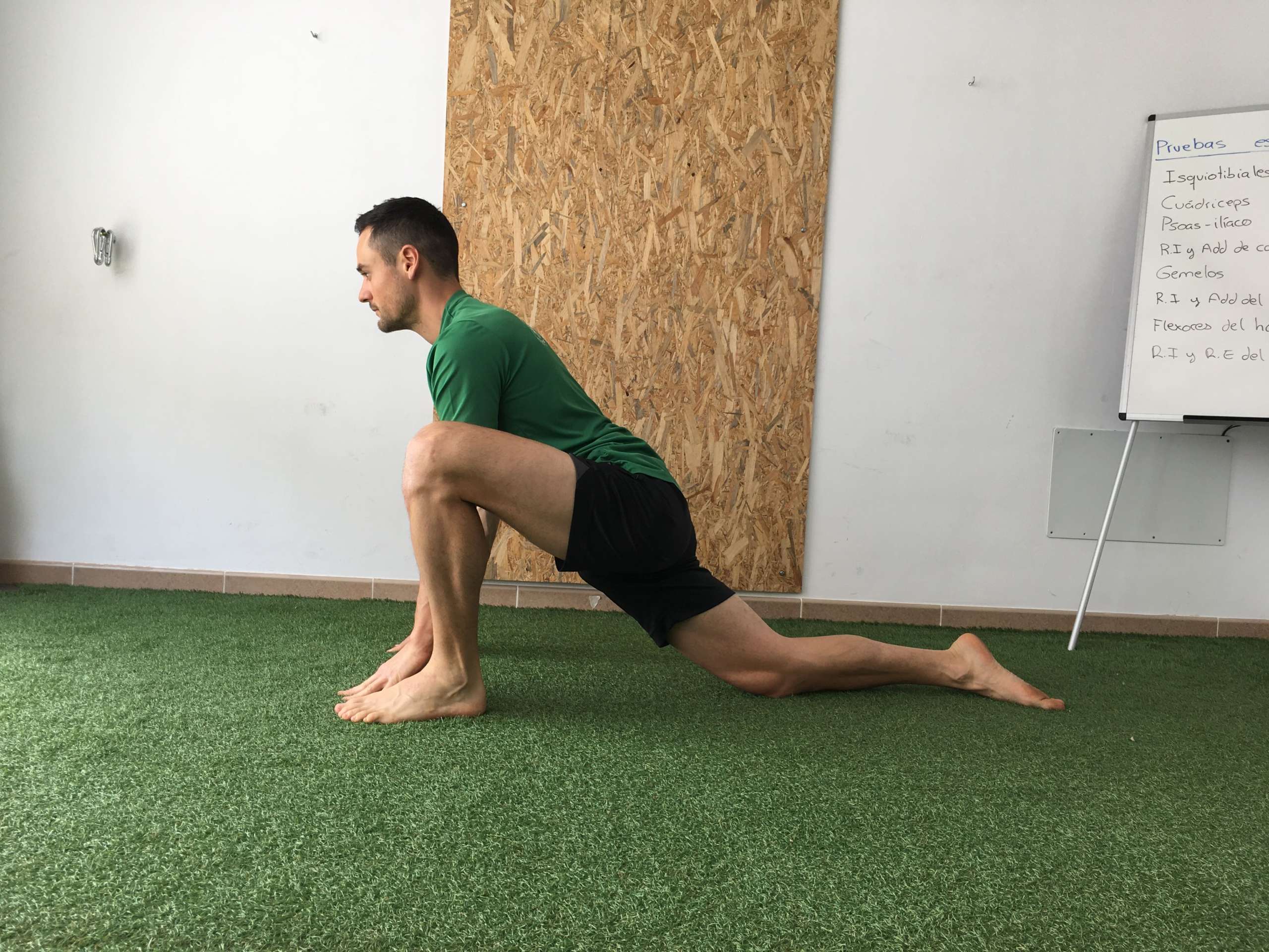 En Guillem fent un exercici al centre RIE